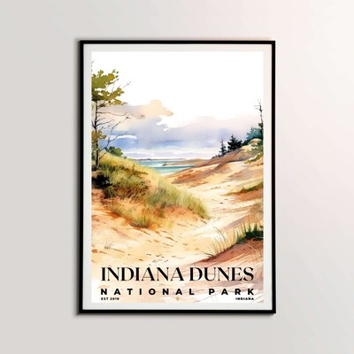 Indiana Dunes National Park Poster, Travel Art, Office Poster, Home Decor | S4 - image1